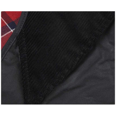 Barbour Waxed Cotton Dog Coat Black Size Extra Small