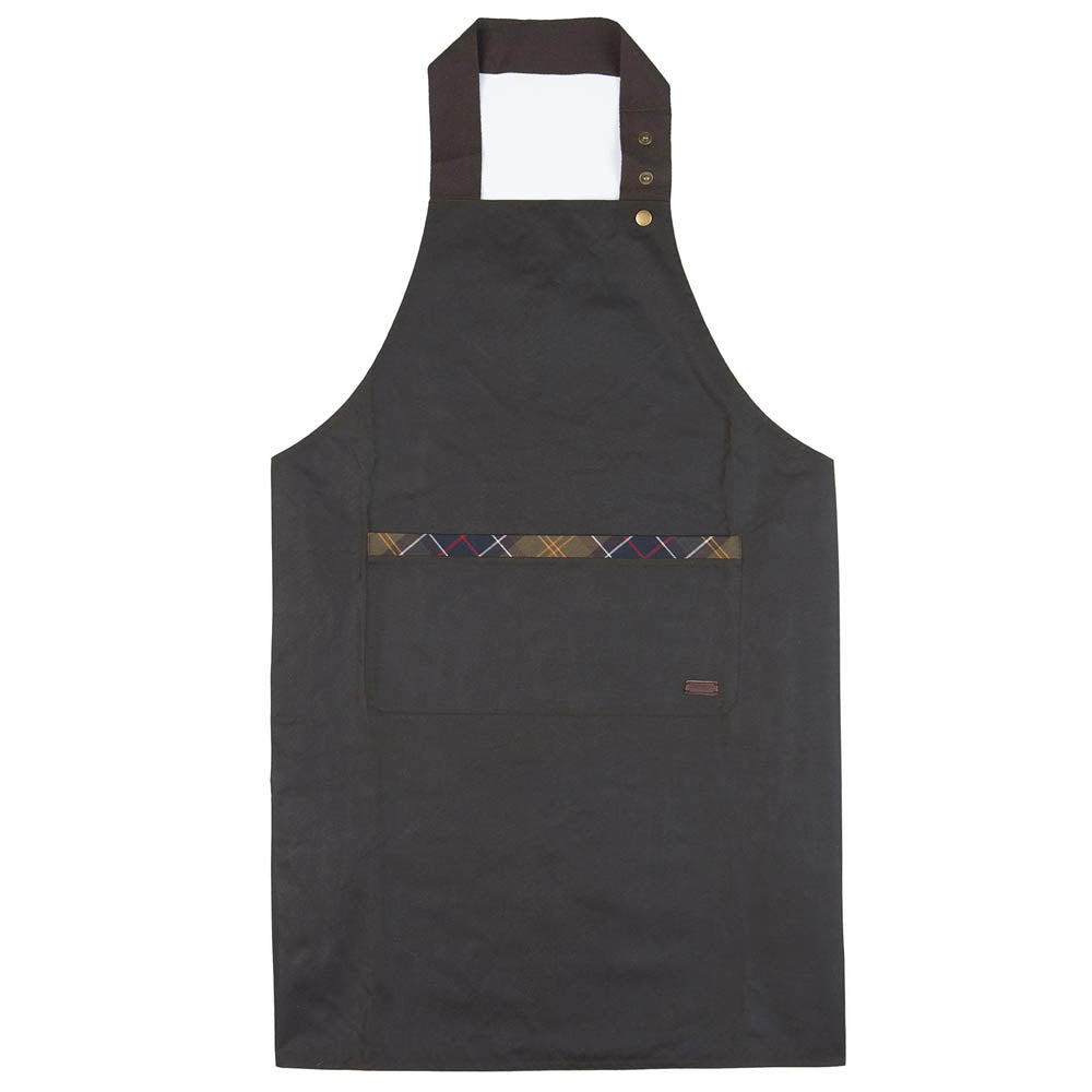 Barbour Mens Wax For Life Apron Olive