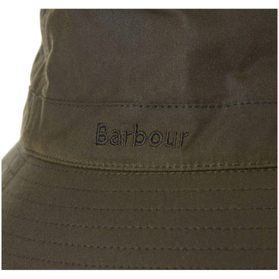 Barbour Mens Wax Sports Bucket Hat Archive Olive
