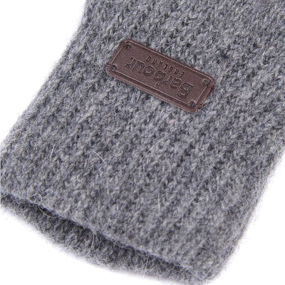 Barbour Carlton Wool Gloves Grey