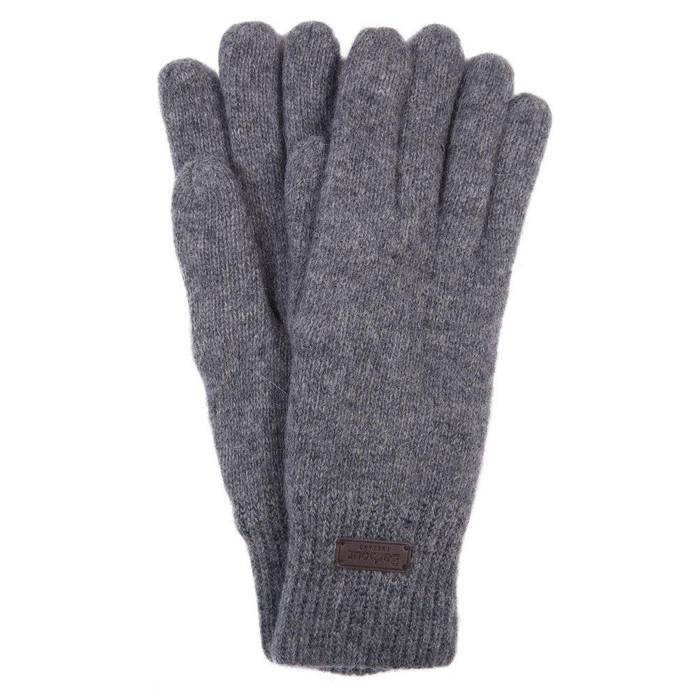 Barbour Carlton Wool Gloves Grey