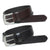 Charles Smith Buffalo Real Leather Belt Black / Brown 35mm