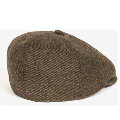 Barbour Claymore Bakerboy Cap Olive Twist