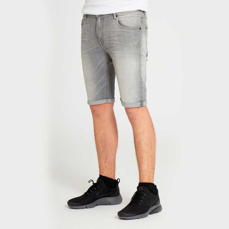 DML Jeans Carbon Denim Short In Mid Grey