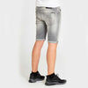 DML Jeans Carbon Denim Short In Mid Grey