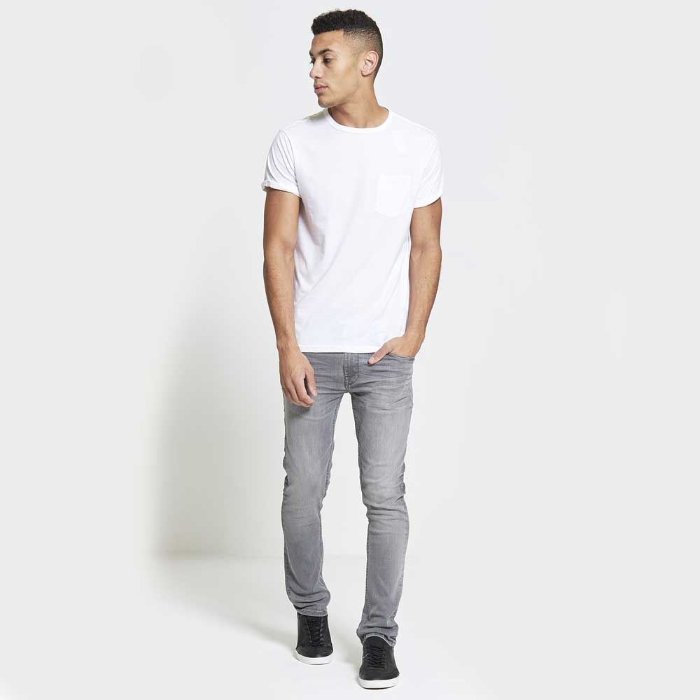 White shirt grey jeans cheap
