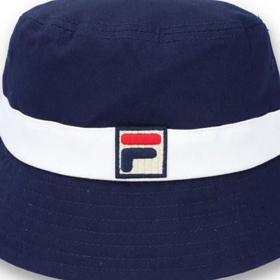 Fila Vintage Tabbs Bucket Hat Navy