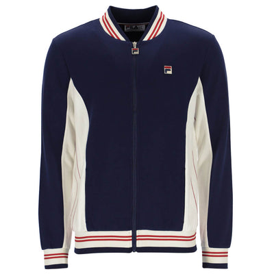 Fila Vintage Settanta Baseball Track Top Navy / Gardenia / Red