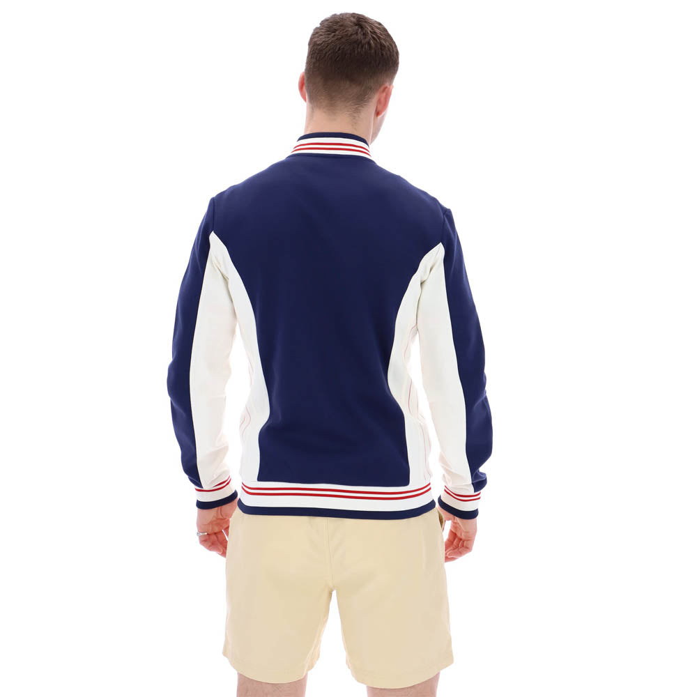 Fila Vintage Settanta Baseball Track Top Navy / Gardenia / Red