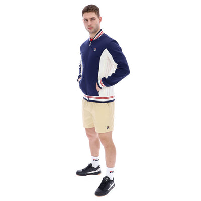 Fila Vintage Settanta Baseball Track Top Navy / Gardenia / Red