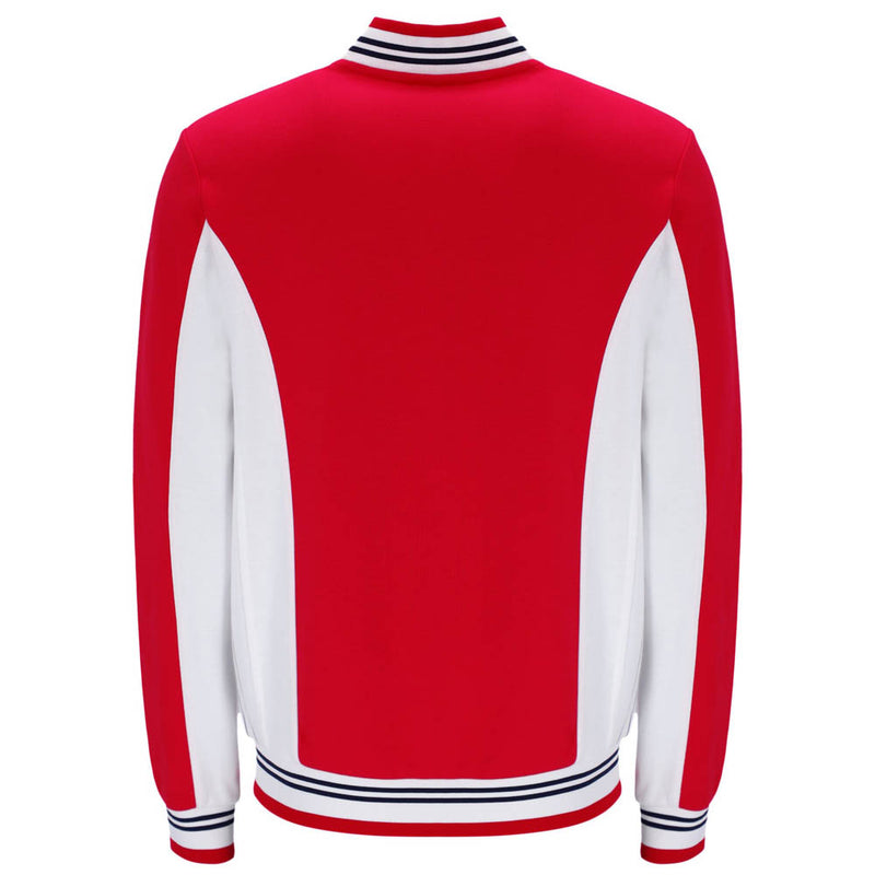 Fila Vintage Settanta Baseball Track Top Jacket Fila Red