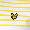 Lyle & Scott Breton Stripe T-shirt Sunshine Yellow and White