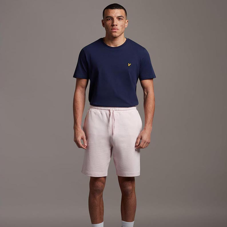 Lyle Scott Men s Sweat shorts Stonewash Pink Smart Ass Menswear
