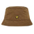 Lyle & Scott Cotton Twill Bucket Hat Olive