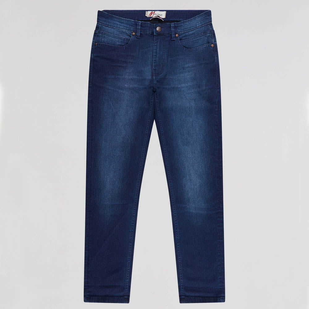 Mish Mash Bradley 1984 Tapered Fit Stretch Jeans Blue Black