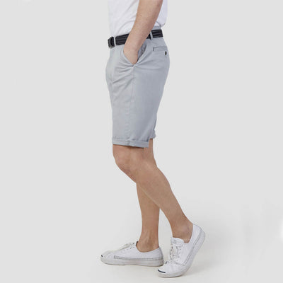 Mish Mash Weymouth Mid Stretch Chino Shorts Light Grey