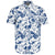 Original Penguin Blue Swirl Print Short-Sleeved Shirt