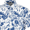 Original Penguin Blue Swirl Print Short-Sleeved Shirt