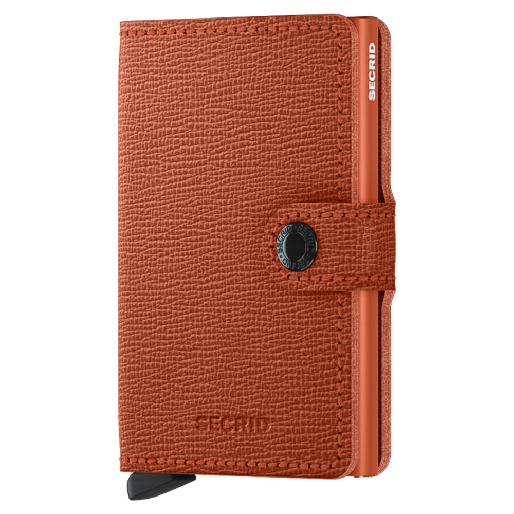 Secrid Miniwallet Crisple Pumkin Orange Leather Wallet