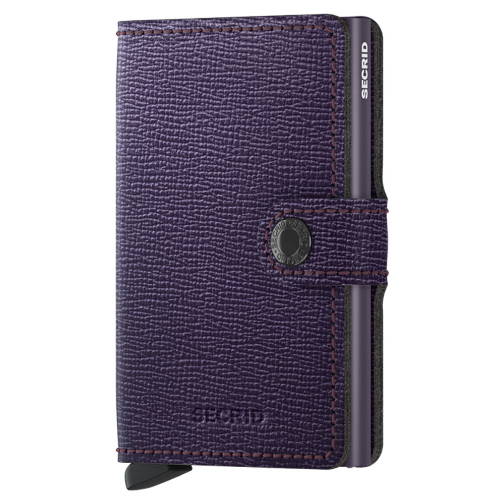 Secrid Miniwallet Crisple Purple Leather Wallet