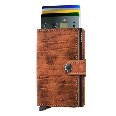 Secrid Miniwallet Dutch Martin Whiskey Leather Wallet