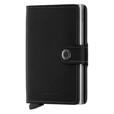 Secrid Miniwallet Original Black Leather Wallet