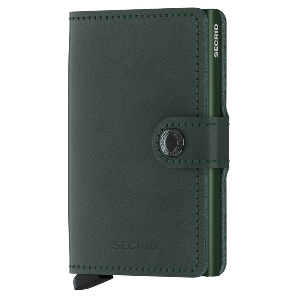 Secrid Miniwallet Original Green Leather Wallet