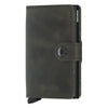Secrid Miniwallet Vintage Olive / Black Leather Wallet