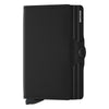 Secrid Twinwallet Matte Black Leather Wallet