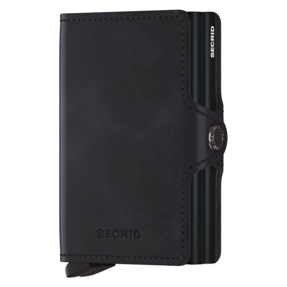 Secrid Twinwallet Vintage Black Leather Wallet