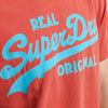Superdry Vintage Logo Neon T-Shirt Americana Red